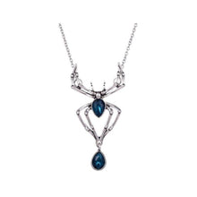  Venomous Vixen Blue Spider Necklace