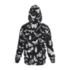 A Study of Insects B&W Pullover Pocket Hoodie