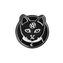  Cat Pentagram Tack Pin