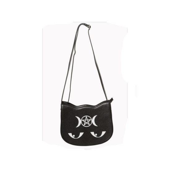 Cat Crescent Pentagram Bag