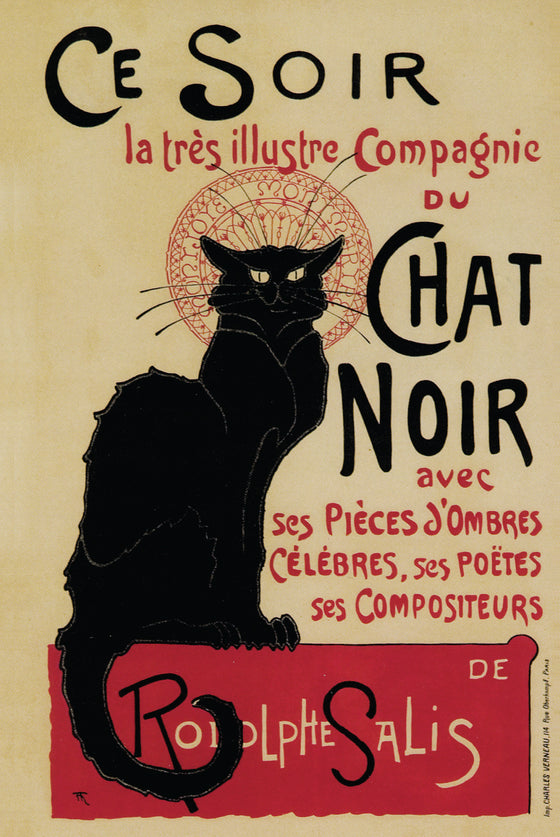 Le Chat Noir Poster (12" x 18")