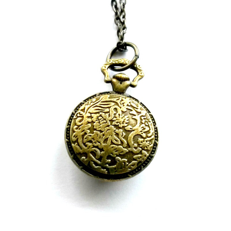 Compass Stopwatch Necklace Aunt Matilda's Steampunk Trunk