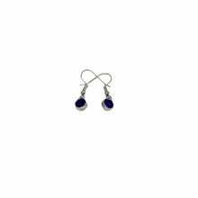  Crystal Pewter Dangles Blue