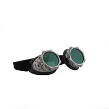  Cyber Steam Goggles Pewter/Green