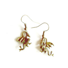  Dragon Dangle Earrings
