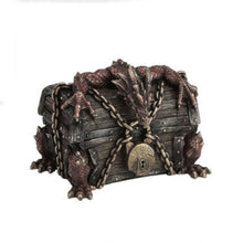  Dragon Breaking Out Of Chained Chest - Trinket Box