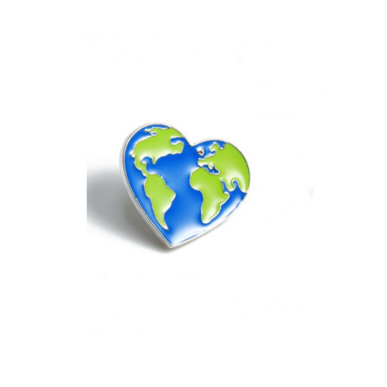 Earth Heart Tack Pin
