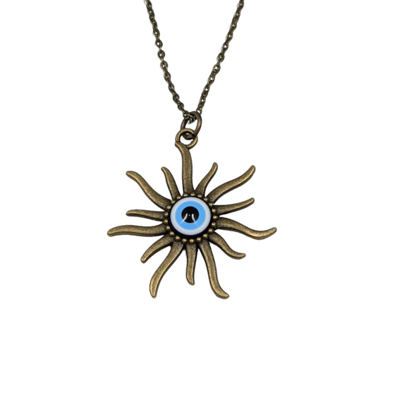 Evil Eye Starburst Necklace