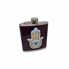  Stainless Steel 6oz Flask - Hand of Fatima