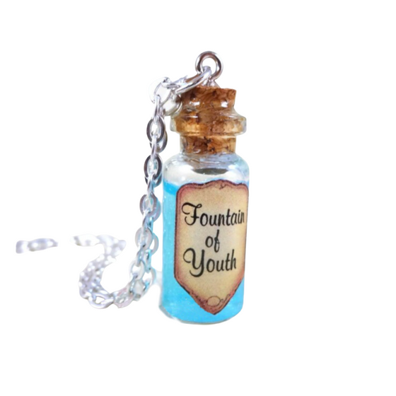 Fountain of Youth Bottle Necklace