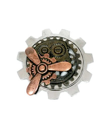  Steampunk Propeller Pin
