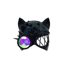  Kaleidoscope Cat Mask- Black