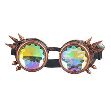  Copper Spike Kaleidoscope Goggles
