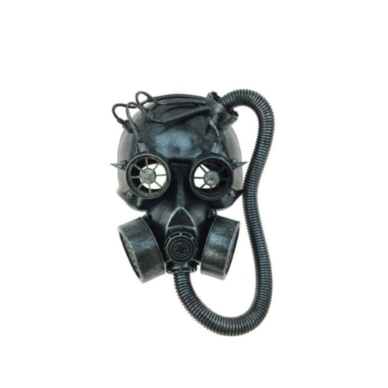 Lighted Full Face Gas Mask With Tube