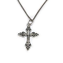  Marcasite Cross Necklace