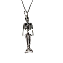  Mermaid Skeleton Necklace
