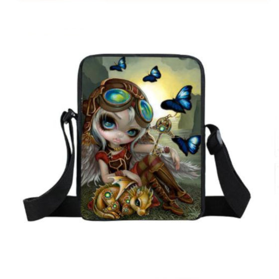 Mini Backpack Girl With Butterflies
