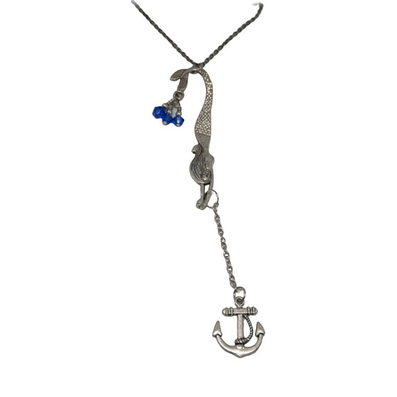 Mischievous Mermaid Necklace Silver
