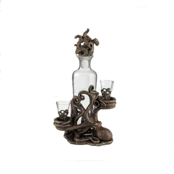 Octopus Decanter With Glasses