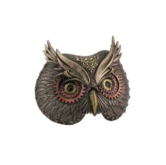Steampunk Owl Mask Wall Plaque