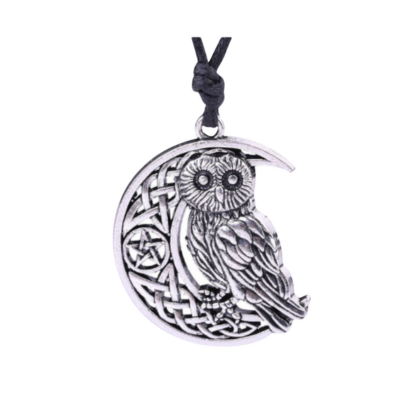 Owl Moon Necklace