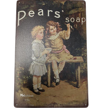  Metal Sign Pears Soap