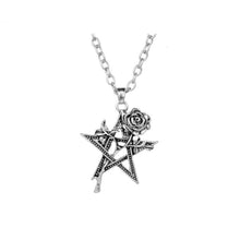  Pentagram Rose Necklace