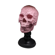  Pink Skull on a Stand