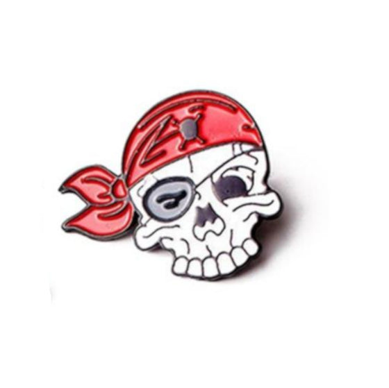 Pirate Skull Tack Pin