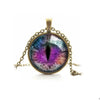 Dragon Eye Necklace Purple