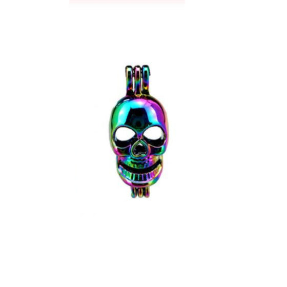 Rainbow Skull Necklace