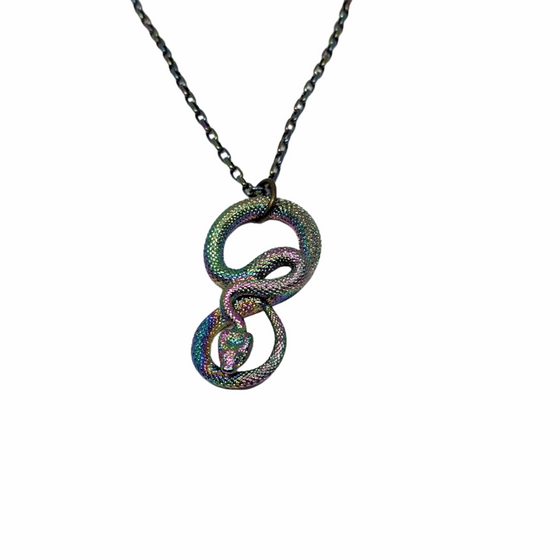 Rainbow Snake Necklace