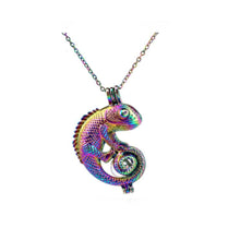  Rainbow Chameleon Necklace