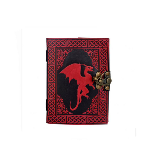 Red Dragon Leather Journal