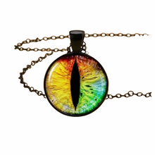  Dragon Eye Necklace Red, Green, Yellow