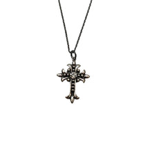 Cross Large Crystal Center Necklace