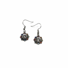  Round Multicolor Dangle Earrings