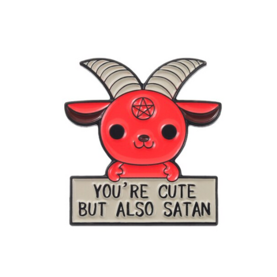 Satan Goat Tack Pin