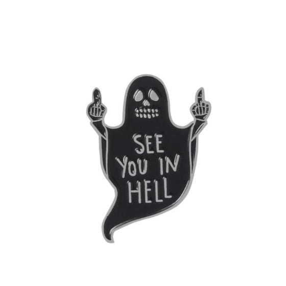 See You In Hell Tack Pin