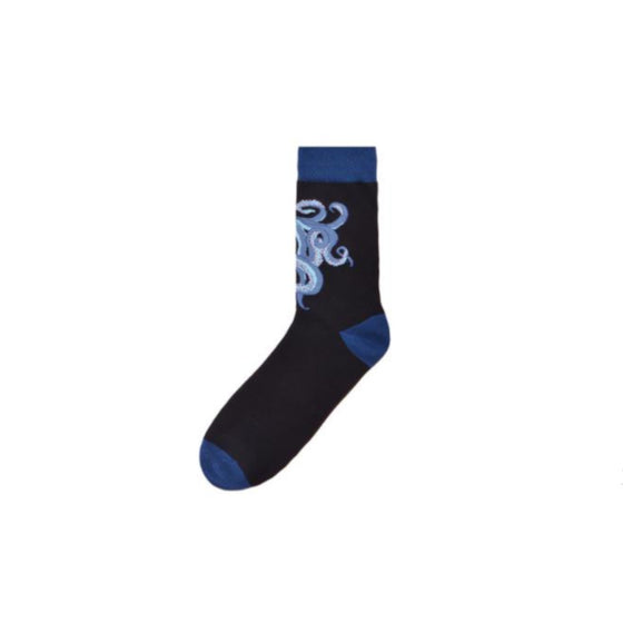 Socks Blue Octopus