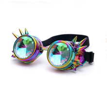  Rainbow Spike Kaleidoscope Goggles