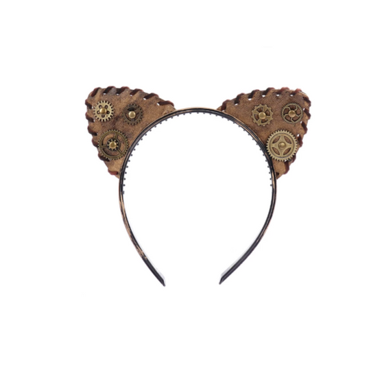 Steampunk Cat Ear Headband