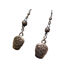  Sugar Skull Earrings Silver