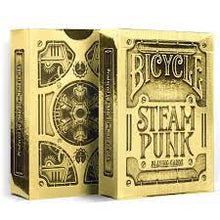  Steampunk Gold Bicycle Playing Cards