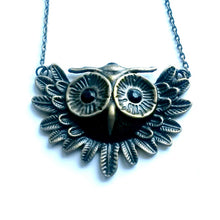  Black eyed Owl Necklace