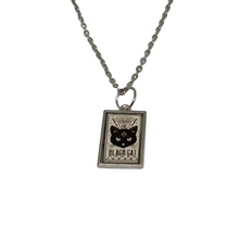  Black Cat Mini Poster Necklace