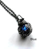 Blue light up necklace