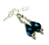 Blue Vitreal Glass Earrings