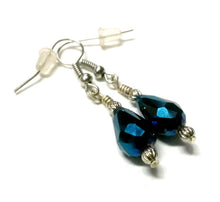  Blue Vitreal Glass Earrings