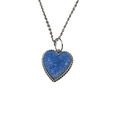  Light Blue Heart Necklace